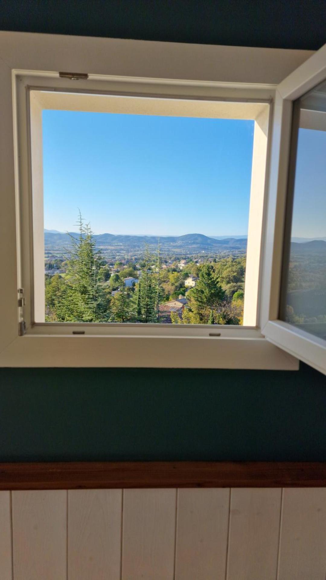 Reve D'Escapade Chambre Avec Vue Sublime Sur Les Cevennes Ardechoises Barjac  Esterno foto